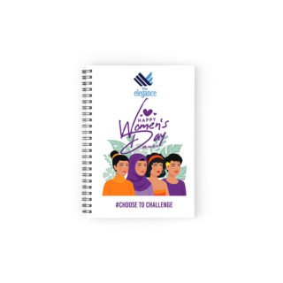 Women Day your logo here notebook