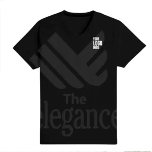 V‑Neck T‑shirt Black