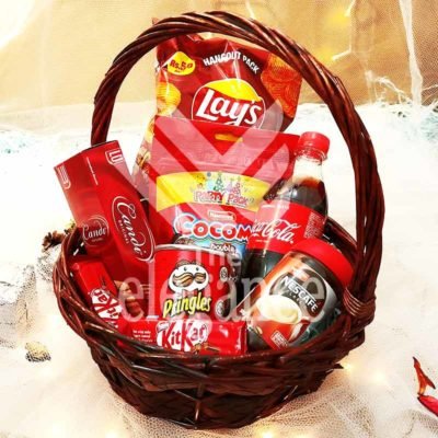 Red Theme Basket