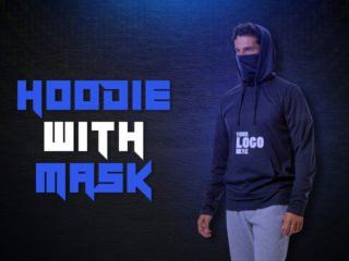 How About Hoodie With Mask in bulk with company logo?