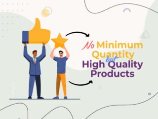 No minimum quantity but high-quality gift ideas for clients inexpensive