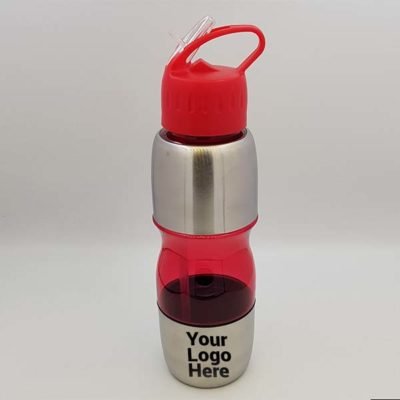 Plastic and Steel Sports Bottle