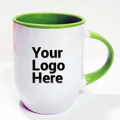 U shape Light Green Mug