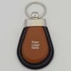 leather + metal keychain 3