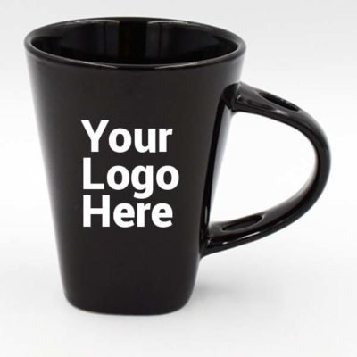Black V Shape Mug