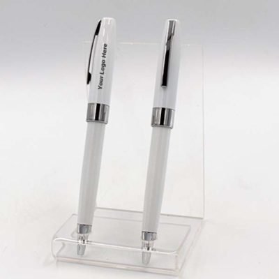 White Executive Pens