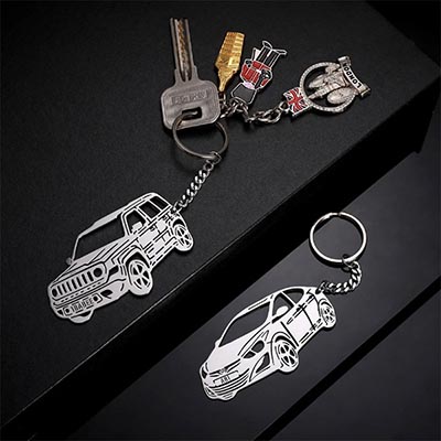 Acrylic Car Keychain  Corporate Gifting - The Elegance