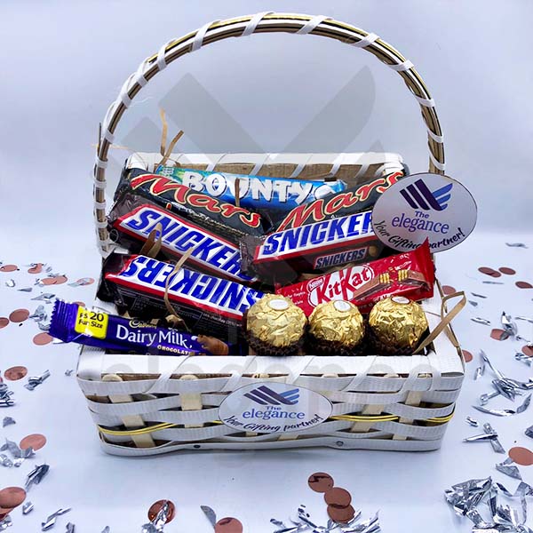 Holiday Chocolate Deluxe: Holiday Gourmet Gift Basket at Gift Baskets ETC