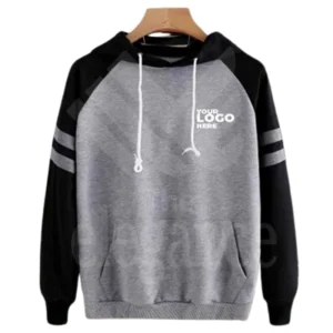 Leisure Striped Pullover Hoodie