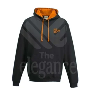 Sleek Contrast Hoodie