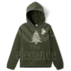 Triangular Print Pullover Hoodie