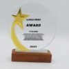 Star Crystal Award customized corporate gifts