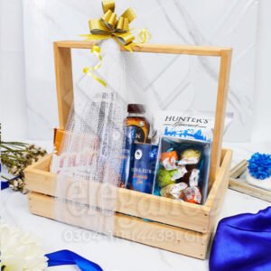 Eid Treat Wooden Basket Corporate Gifts