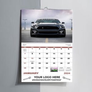 Buy Best Good Value™ Muscle Thunder Calendar (Spiral) Wall Calendar for employees Online Gifts in Pakistan