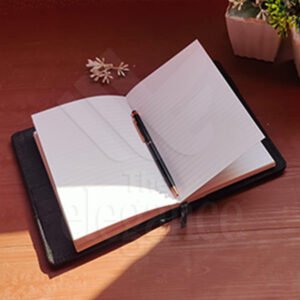Buy Premium Leather Notebook and Pen Gift Online