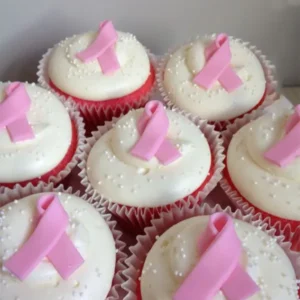 Pink Ribbon Cupcake Online Corporate Gifting for Clients and Employees in Pakistan