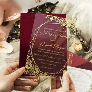 Acrylic Wedding Cards Online Corporate Bilk Gifts in Pakistan