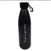 Aluminium Black Water Bottle Bulk Quantity for Corporate Gifting