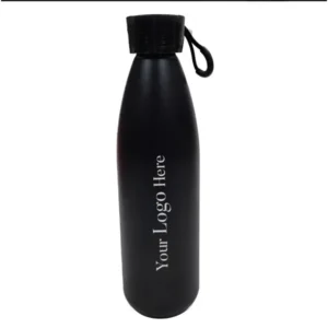 Aluminium Black Water Bottle Bulk Quantity for Corporate Gifting