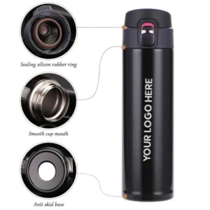 Black Steel Bottle Online Corporate Gifts for Bulk Gifting