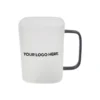 Sublimation Frosted Grey Square Glass Mug Online Corporate Gifts