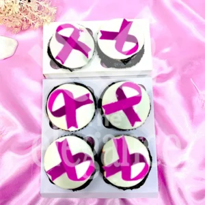 Breast Cancer Awarness Cupcakes for Online Corporate Gifting