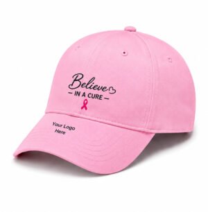 Believe in a Cure Breast Cancer Awareness Baseball Cap