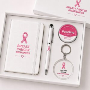 Breast Cancer Awareness Wellness & Office Gift Box
